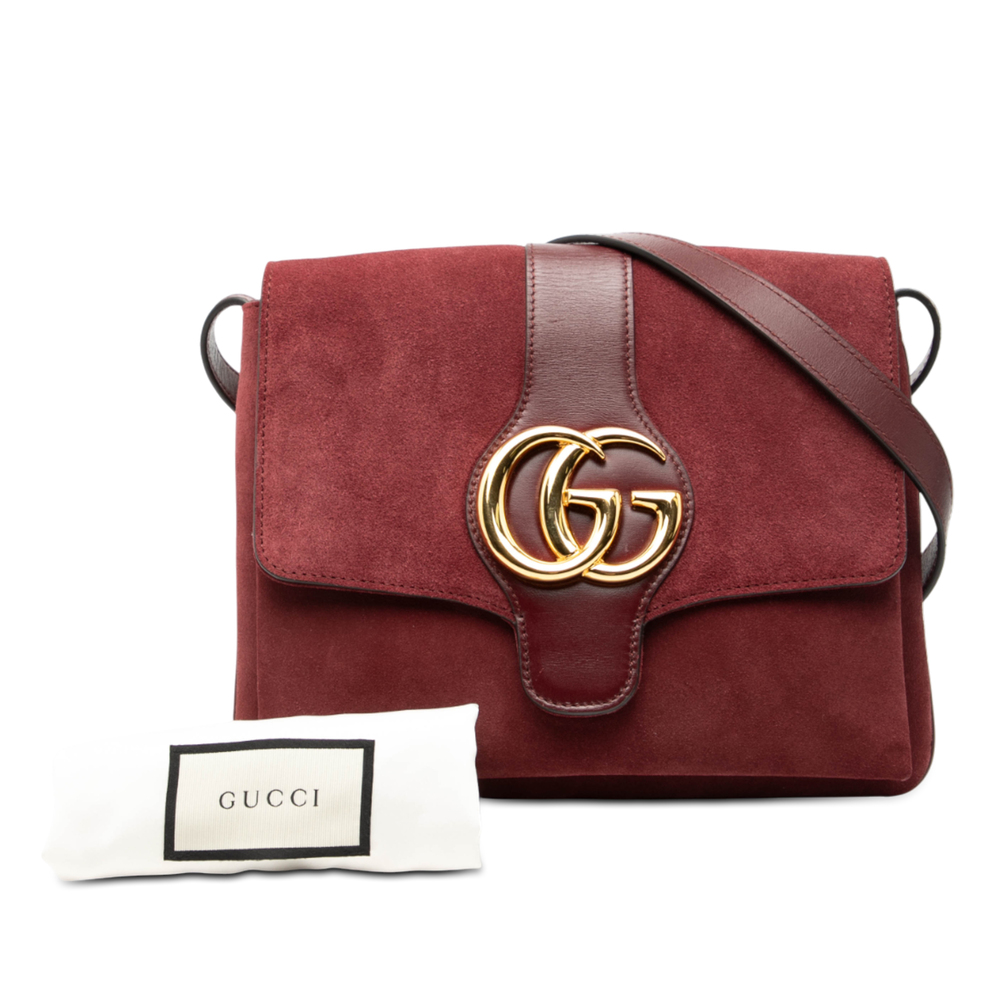 Pre-Loved Gucci Medium Suede Arli Crossbody - Picture 8 of 8